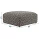 Reddington Umber Square Ottoman