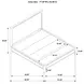 Solano Weathered Mango King Panel Bed