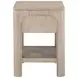 Solano Weathered Mango 1 Drawer Nightstand with USB Charging