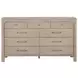 Solano Weathered Mango and Beige Upholstered Canopy Bedroom Set