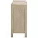 Solano Weathered Mango and Beige Upholstered Canopy Bedroom Set