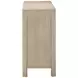 Solano Weathered Mango and Beige Upholstered Canopy Bedroom Set