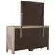 Solano Weathered Mango 9 Drawer Dresser with Mirror