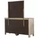 Solano Weathered Mango 9 Drawer Dresser with Mirror
