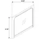 Solano Weathered Mango Rectangular Dresser Mirror