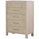 Solano Weathered Mango and Beige Upholstered Canopy Bedroom Set