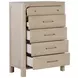 Solano Weathered Mango and Beige Upholstered Canopy Bedroom Set