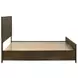 Woodmont Rustic Golden Brown King Panel Storage Bed