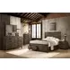 Woodmont Rustic Golden Brown King Panel Storage Bed