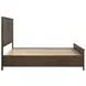 Woodmont Rustic Golden Brown Queen Panel Storage Bed