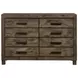Woodmont Rustic Golden Brown Dresser