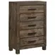 Woodmont Rustic Golden Brown Chest