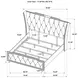 Lorient Ivory and Camel King Upholstered Panel Bed with LED