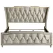 Lorient Ivory and Camel Upholstered Panel Bedroom Set