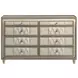 Lorient Ivory and Camel Upholstered Panel Bedroom Set