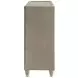 Lorient Ivory Upholstered 8 Drawer Dresser with LED Light