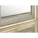 Lorient Ivory Upholstered Rectangular Dresser Mirror with LED Light