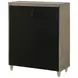 Lorient Ivory and Camel Upholstered 5 Drawer Chest with LED