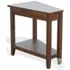 Whimora Dark Brown 16" Triangular Chair Side Table