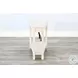 Hearthwood Haven Light Gray 16" Triangular Chair Side Table