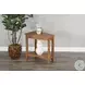 Crimson Ridge Beige Chair Side Table