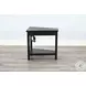 Charge Wedge Black Chair Side Table