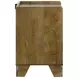 Henderson Medium Oak and Gray Upholstered Bookcase Panel Bedroom Set