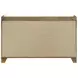 Henderson Medium Oak and Gray Upholstered Bookcase Panel Bedroom Set