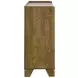 Henderson Medium Oak and Gray Upholstered Bookcase Panel Bedroom Set