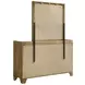 Henderson Medium Oak 6 Drawer Dresser with Mirror
