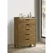 Henderson Medium Oak 5 Drawer Chest