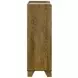 Henderson Medium Oak and Gray Upholstered Bookcase Panel Bedroom Set