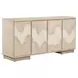 Terrace Gravel 4 Door Accent Cabinet