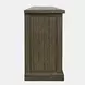Telluride Driftwood Gray 60" Storage Console TV Stand with Electric Fireplace
