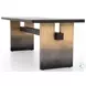 Brennan Worn Black Dining Table