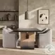 Brennan Worn Black Dining Table