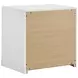 Ines White 2 Drawer Nightstand