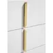 Ines White 5 Drawer Chest