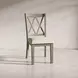 Telluride Driftwood Gray and Beige Upholstered 5 Piece Dining Set