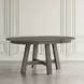 Telluride Driftwood Gray and White Upholstered 5 Piece Counter Height Dining Set
