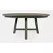 Telluride Driftwood Gray and White Upholstered 5 Piece Counter Height Dining Set