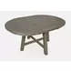 Telluride Driftwood Gray and Beige Upholstered 7 Piece Dining Set