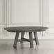 Telluride Driftwood Gray and White Upholstered 7 Piece Dining Set