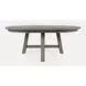 Telluride Driftwood Gray and White Upholstered 7 Piece Dining Set