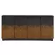 Florentine Satin Espresso 4 Door Accent Cabinet