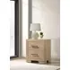 Arielle Light Oak 2 Drawer Nightstand