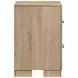 Arielle Light Oak and Light Tan Upholstered Bookcase Storage Panel Bedroom Set