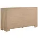 Arielle Light Oak 6 Drawer Dresser