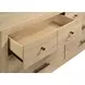Arielle Light Oak 6 Drawer Dresser