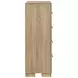 Arielle Light Oak and Light Tan Upholstered Bookcase Storage Panel Bedroom Set
